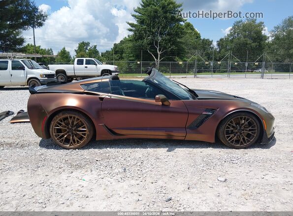 1G1YN2D6XG5604515 2016 CHEVROLET CORVETTE Orange Rear interior view