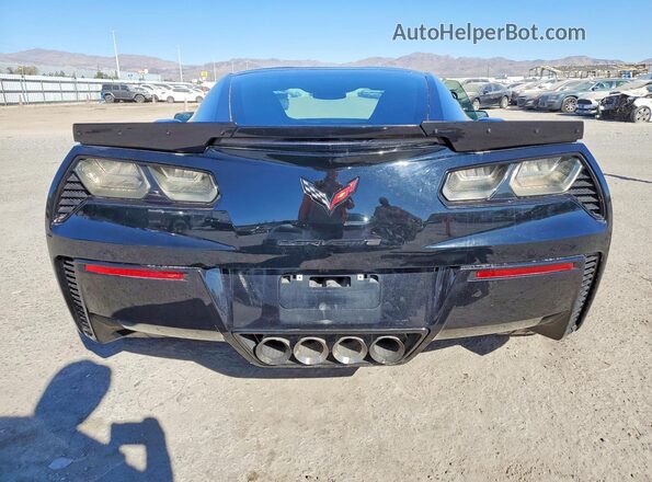 1G1YS2D64H5606691 2017 CHEVROLET CORVETTE Black Հետևի տեսք