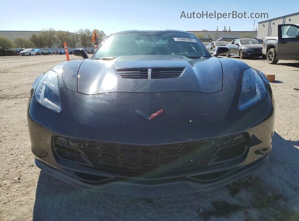 1G1YS2D64H5606691 2017 CHEVROLET CORVETTE Black Դիմացի տեսք