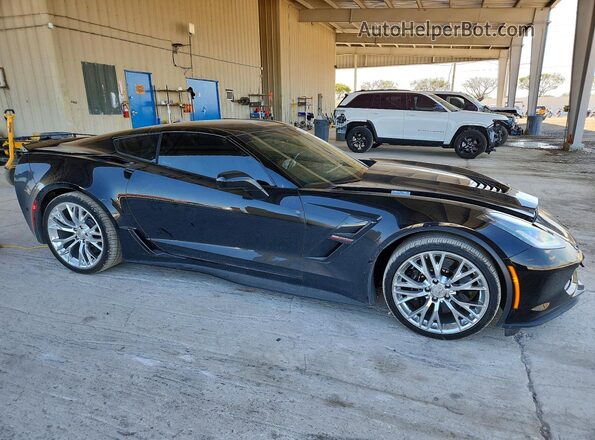 1G1YY2D74H5115805 2017 CHEVROLET CORVETTE Black წინა მარჯვენა