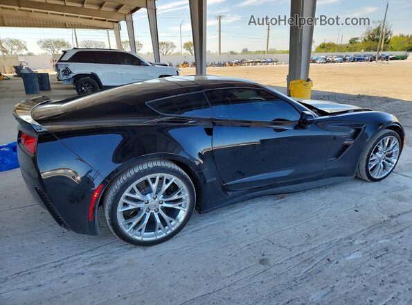 1G1YY2D74H5115805 2017 CHEVROLET CORVETTE Black უკანა მარჯვენა