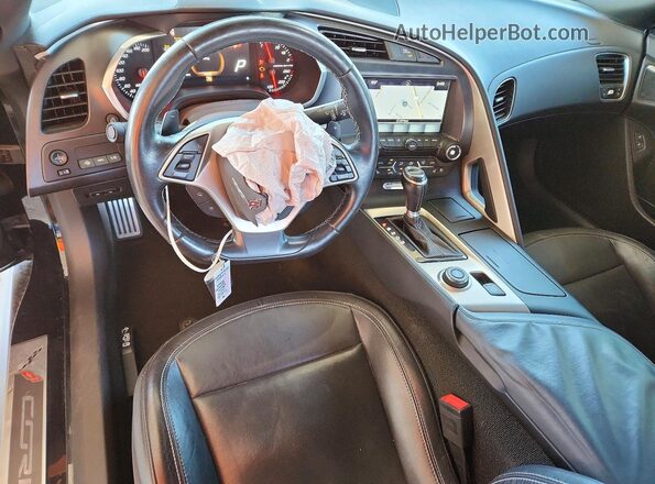 1G1YY2D74H5115805 2017 CHEVROLET CORVETTE Black წინა პანელის ხედი