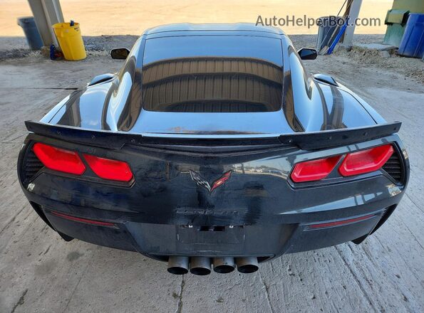 1G1YY2D74H5115805 2017 CHEVROLET CORVETTE Black უკანა ხედი