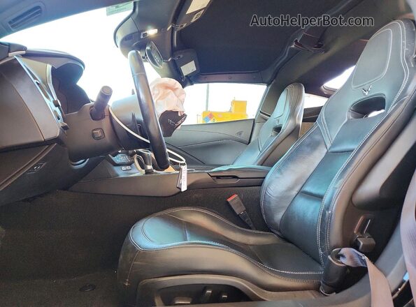 1G1YY2D74H5115805 2017 CHEVROLET CORVETTE Black წინა სალონის ხედი