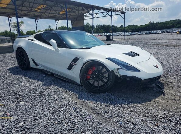 1G1YY2D77H5105673 2017 CHEVROLET CORVETTE White Передня права чверть