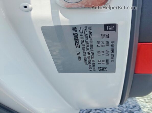 1G1YY2D77H5105673 2017 CHEVROLET CORVETTE White Вид підкапотного простору