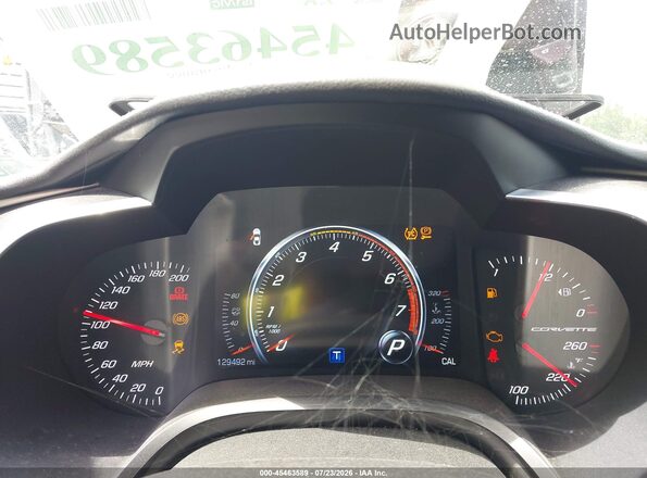 1G1YY3D73H5108642 2017 CHEVROLET CORVETTE Maroon Vista de los asientos traseros