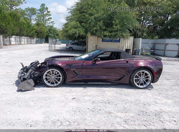 1G1YY3D73H5108642 2017 CHEVROLET CORVETTE Maroon 