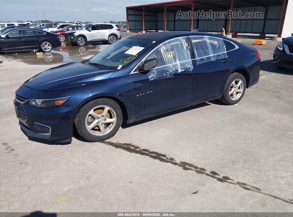 1G1ZB5ST0GF353120 2016 CHEVROLET MALIBU Blue Trasero derecho