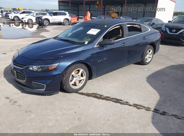 1G1ZB5ST0GF353120 2016 CHEVROLET MALIBU Blue Vista tres cuartos delantera izquierda