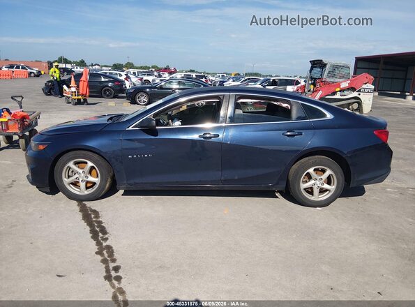 1G1ZB5ST0GF353120 2016 CHEVROLET MALIBU Blue Vista interior trasera