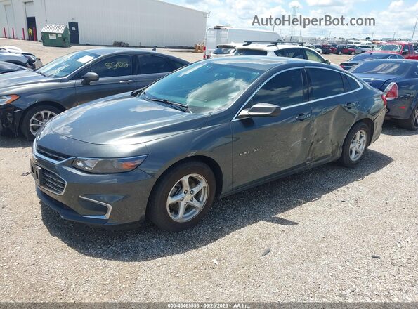 1G1ZB5ST0HF180152 2017 CHEVROLET MALIBU Gray წინა მარცხენა ხედი სამი მეოთხედიდან