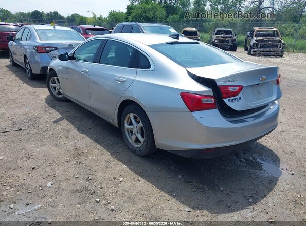 1G1ZB5ST0HF248983 2017 CHEVROLET MALIBU Silver Tył lewy