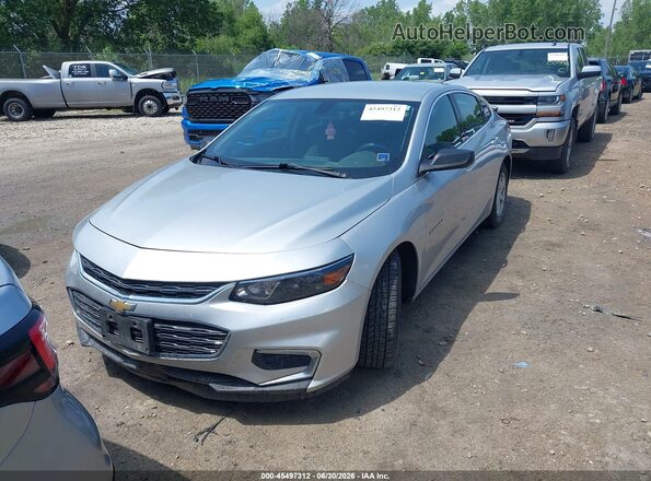 1G1ZB5ST0HF248983 2017 CHEVROLET MALIBU Silver Widok zestawu wskaźników
