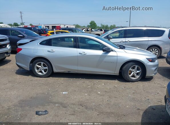 1G1ZB5ST0HF248983 2017 CHEVROLET MALIBU Silver Widok wnętrza z tyłu
