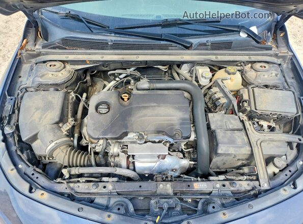 1G1ZB5ST0HF258655 2017 CHEVROLET MALIBU Blue Rear interior view