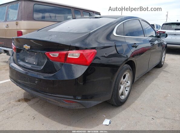 1G1ZB5ST0HF275911 2017 CHEVROLET MALIBU Black Հետևի աջ
