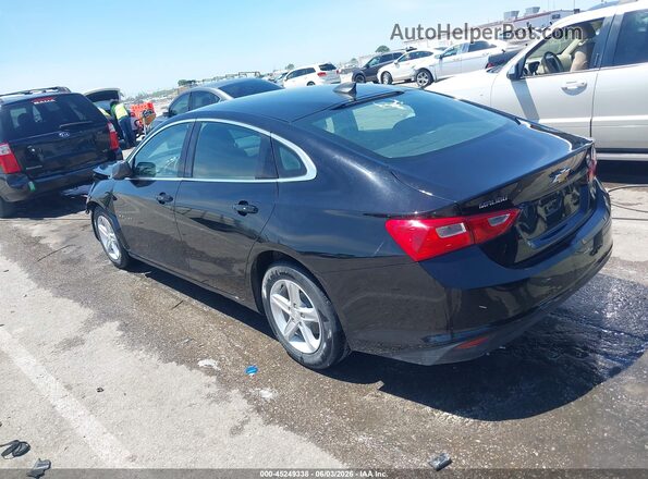 1G1ZB5ST0JF293587 2018 CHEVROLET MALIBU Black Tył lewy