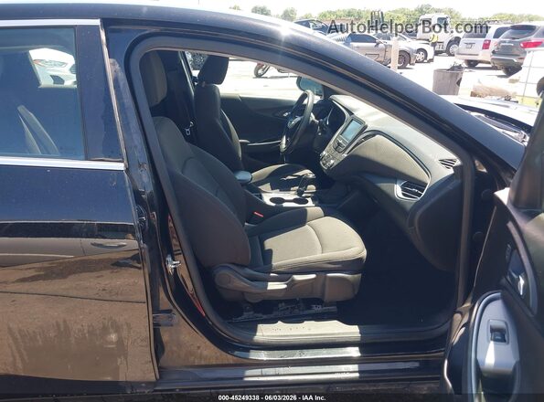 1G1ZB5ST0JF293587 2018 CHEVROLET MALIBU Black Widok wnętrza z przodu