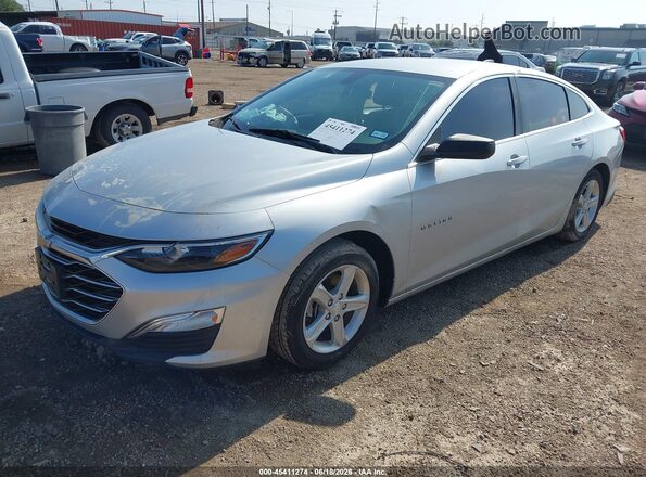 1G1ZB5ST0LF118758 2020 CHEVROLET MALIBU Silver Առջևի ձախ երեք քառորդ տեսարան
