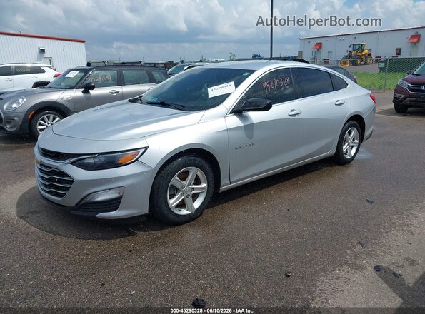 1G1ZB5ST0MF051919 2021 CHEVROLET MALIBU Серебряный Передняя левая четверть
