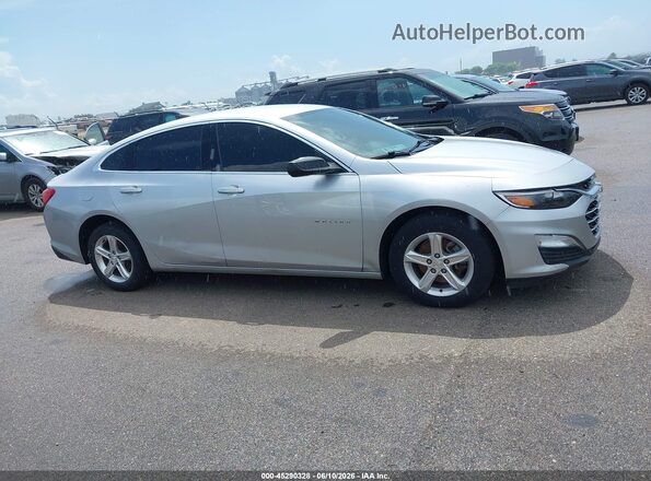 1G1ZB5ST0MF051919 2021 CHEVROLET MALIBU Серебряный Вид задней части салона
