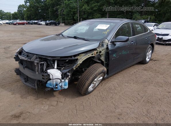 1G1ZB5ST0MF056053 2021 CHEVROLET MALIBU Light Blue Передняя левая четверть