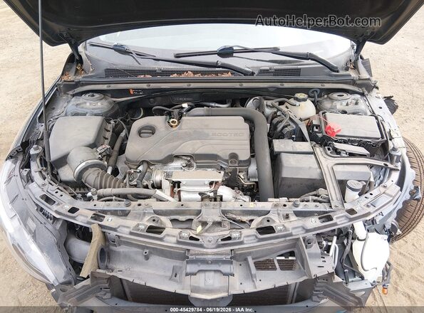 1G1ZB5ST0MF056053 2021 CHEVROLET MALIBU Light Blue Вид сзади