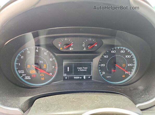 1G1ZB5ST0NF215509 2022 CHEVROLET MALIBU Charcoal Widok zestawu wskaźników