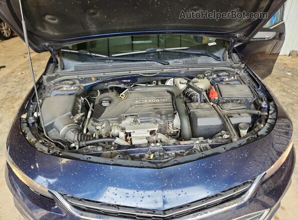1G1ZB5ST1GF223296 2016 CHEVROLET MALIBU Blue Rear interior view
