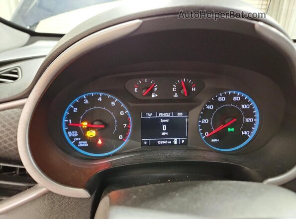 1G1ZB5ST1GF223296 2016 CHEVROLET MALIBU Blue Instrument cluster view