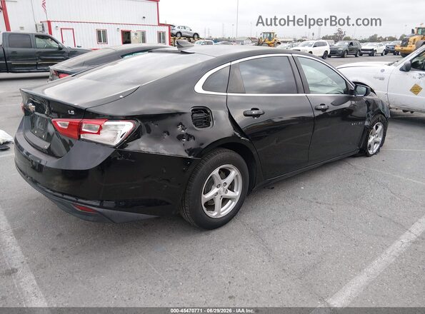 1G1ZB5ST1GF307344 2016 CHEVROLET MALIBU Black Trasero derecho