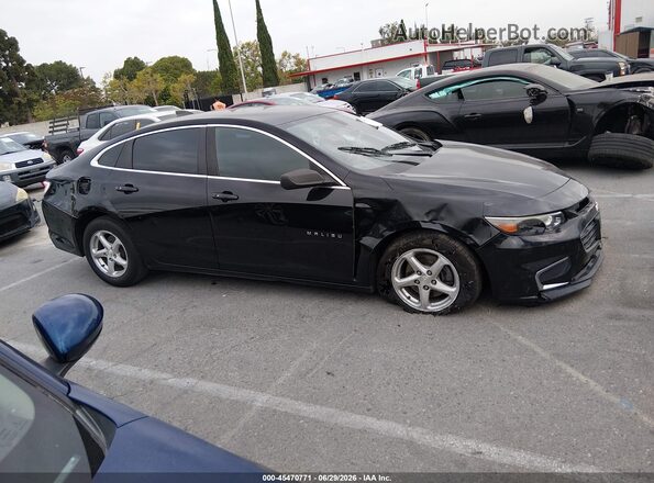 1G1ZB5ST1GF307344 2016 CHEVROLET MALIBU Black 