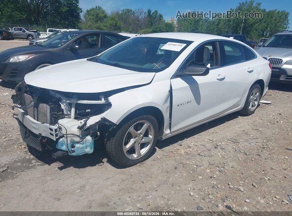 1G1ZB5ST1GF356737 2016 CHEVROLET MALIBU White Առջևի ձախ երեք քառորդ տեսարան