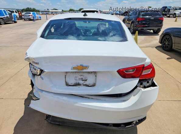 1G1ZB5ST1HF134703 2017 CHEVROLET MALIBU White Rear view