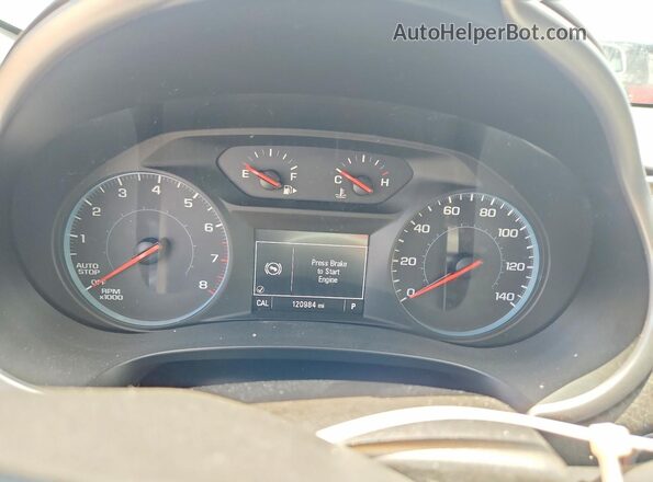 1G1ZB5ST1HF134703 2017 CHEVROLET MALIBU White Instrument cluster view
