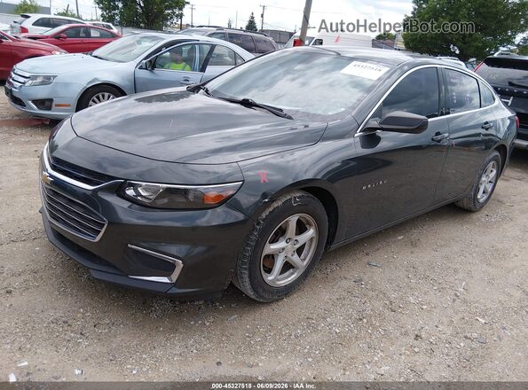 1G1ZB5ST1HF166132 2017 CHEVROLET MALIBU Silver Przód lewy