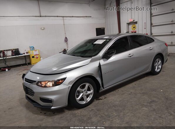 1G1ZB5ST1HF185201 2017 CHEVROLET MALIBU Silver Przód lewy