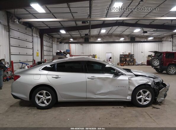 1G1ZB5ST1HF185201 2017 CHEVROLET MALIBU Silver Widok wnętrza z tyłu