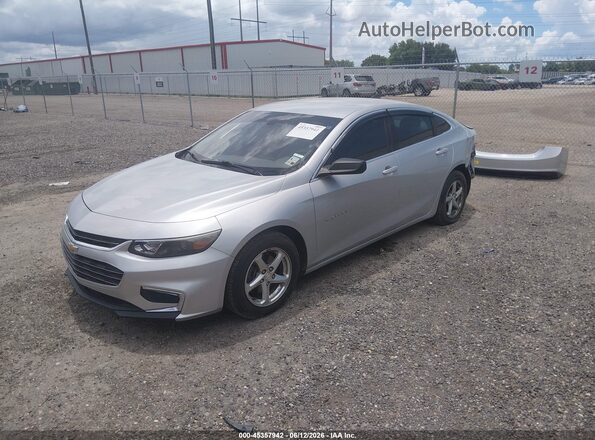 1G1ZB5ST1HF220934 2017 CHEVROLET MALIBU Silver 