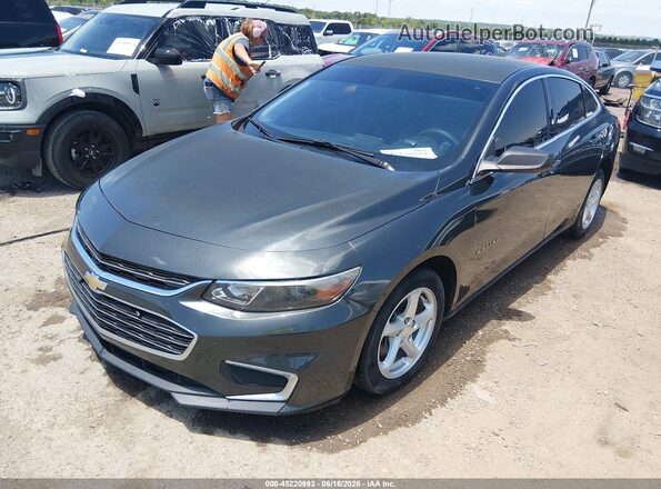 1G1ZB5ST1HF292328 2017 CHEVROLET MALIBU Серый Передняя левая четверть