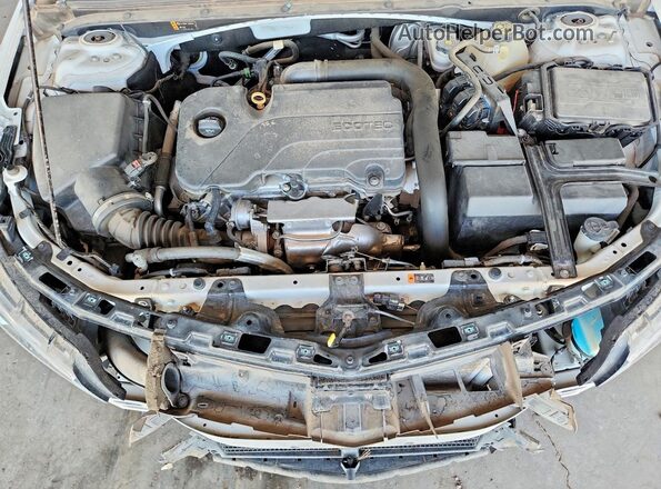 1G1ZB5ST1JF179615 2018 CHEVROLET MALIBU Белый Вид задней части салона