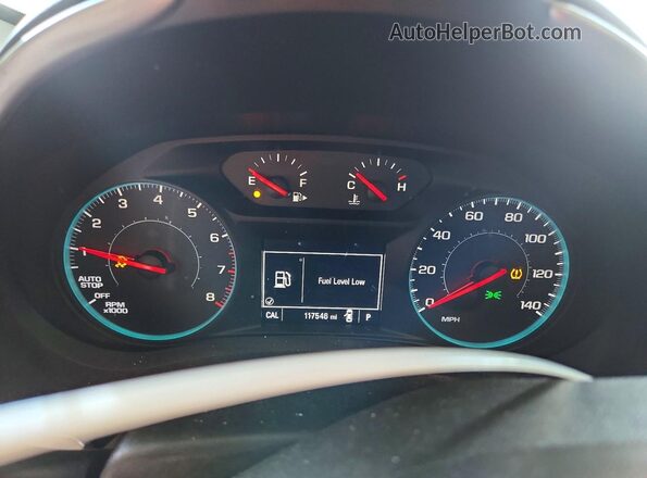 1G1ZB5ST1JF179615 2018 CHEVROLET MALIBU Белый Вид щитка приборов