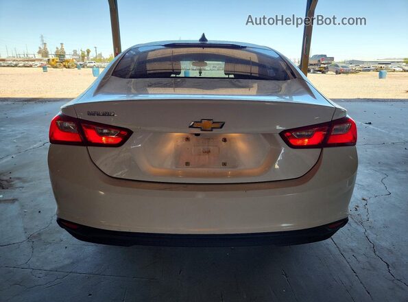 1G1ZB5ST1JF179615 2018 CHEVROLET MALIBU Белый Вид сзади