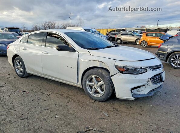 1G1ZB5ST1JF192087 2018 CHEVROLET MALIBU White 