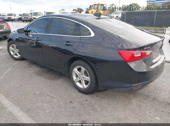 1G1ZB5ST1NF191902 2022 CHEVROLET MALIBU Black Trasero izquierdo