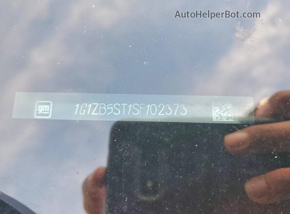 1G1ZB5ST1SF102373 2025 CHEVROLET MALIBU Black Engine compartment view
