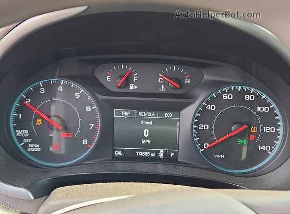 1G1ZB5ST2GF172908 2016 CHEVROLET MALIBU Blue Instrument cluster view