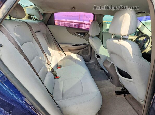 1G1ZB5ST2GF172908 2016 CHEVROLET MALIBU Blue Rear seats view