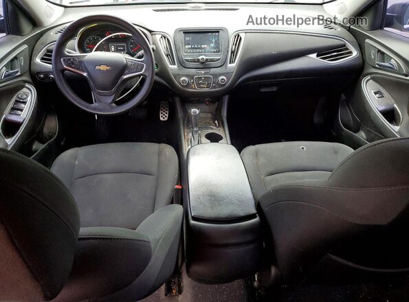 1G1ZB5ST2GF332317 2016 CHEVROLET MALIBU Black Առջևի վահանակի տեսք